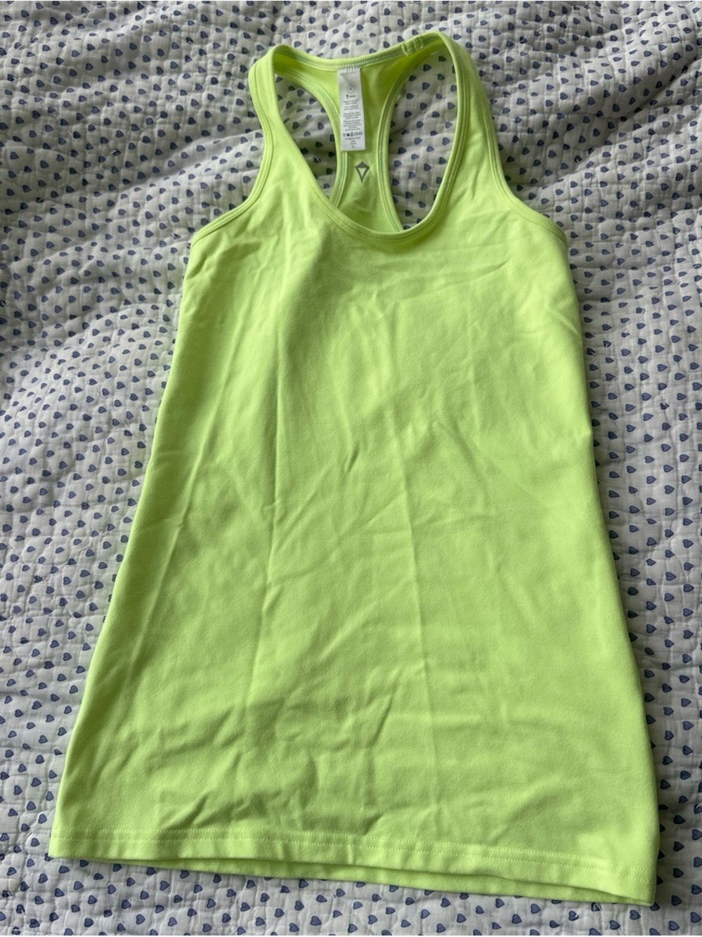 lululemon athletica ivivva Neon Lime Racerback Tank Top